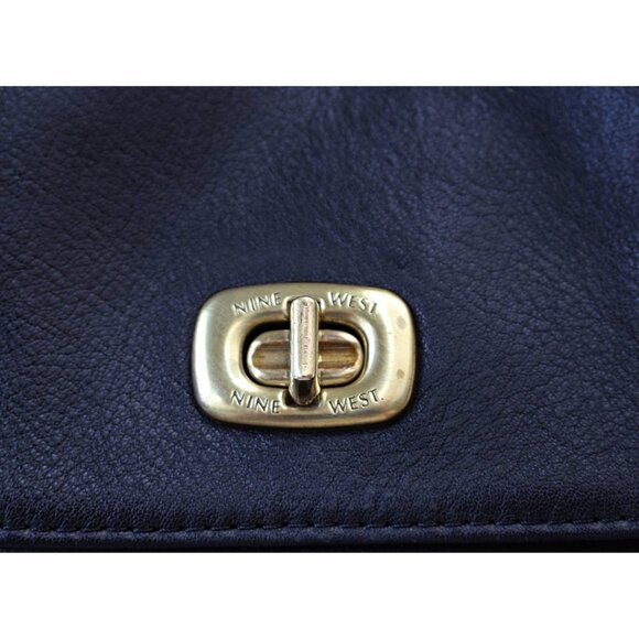 Nine West - Small Crossbody with Turn Lock Closure, Black - Picture 5 of 8